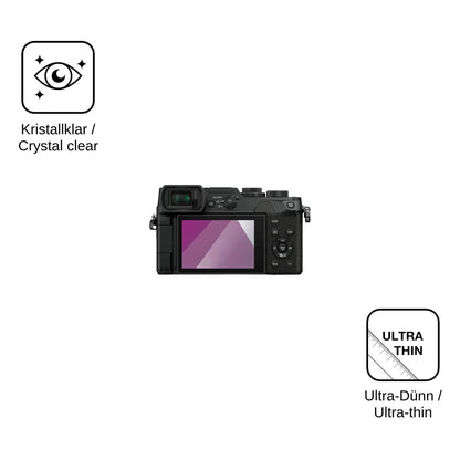 4x Schutzfolie klar für Panasonic Lumix DMC-GX8 Display-Schutzfolie