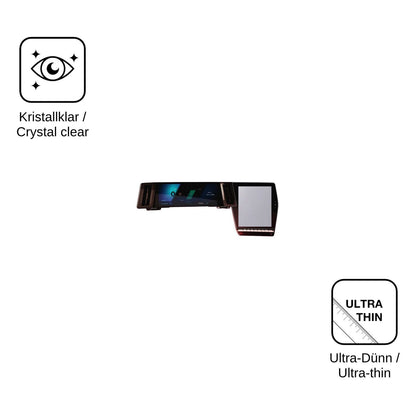 2x Schutzfolie klar für Renault Espace openR Link 12 Display-Schutzfolie