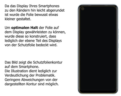 Dünne und klare Folie passend zugeschnitten für Tecno Camon 16
