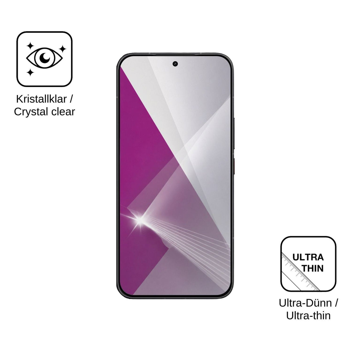 4x Schutzfolie klar für Xiaomi Poco X8 Pro Max Display-Schutzfolie