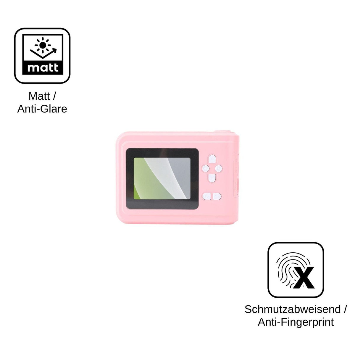 4x Schutzfolie matt für Akozon Compact HD Display-Schutzfolie