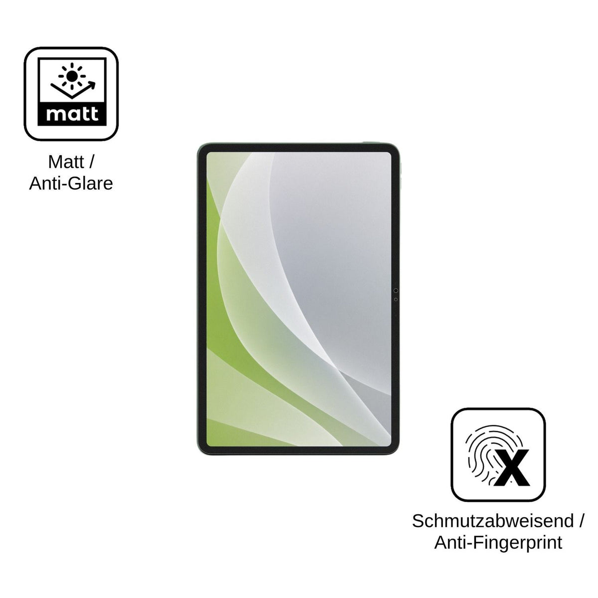 2x Schutzfolie matt für Amazon Alexa Tablet 11 Display-Schutzfolie