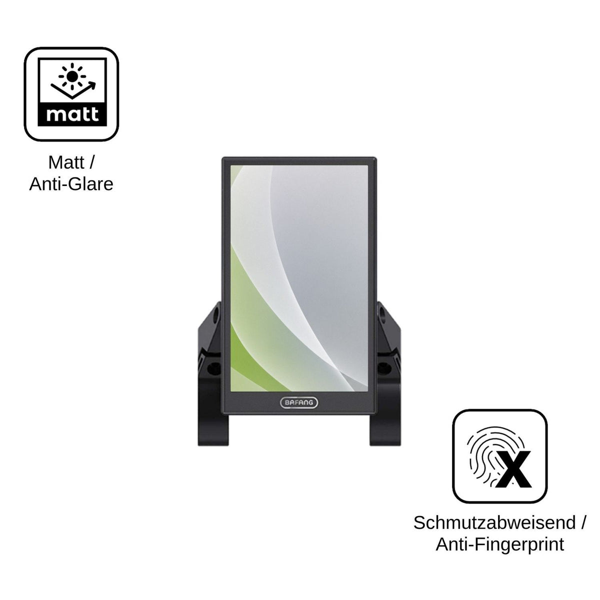 4x Schutzfolie matt für Bafang DP C010 Display-Schutzfolie