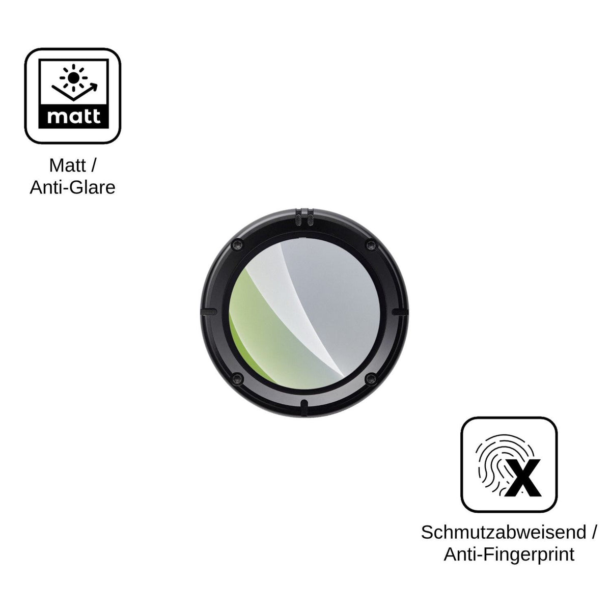 2x Schutzfolie matt für Beeline Moto II Display-Schutzfolie