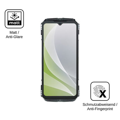 4x Schutzfolie matt für Doogee S118 Plus Display-Schutzfolie