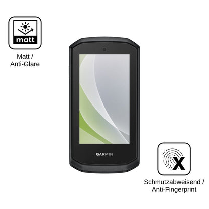 2x Schutzfolie matt für Garmin Edge Explore 3 Display-Schutzfolie