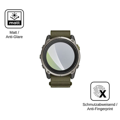 6x Schutzfolie matt für Garmin Enduro 4 Display-Schutzfolie