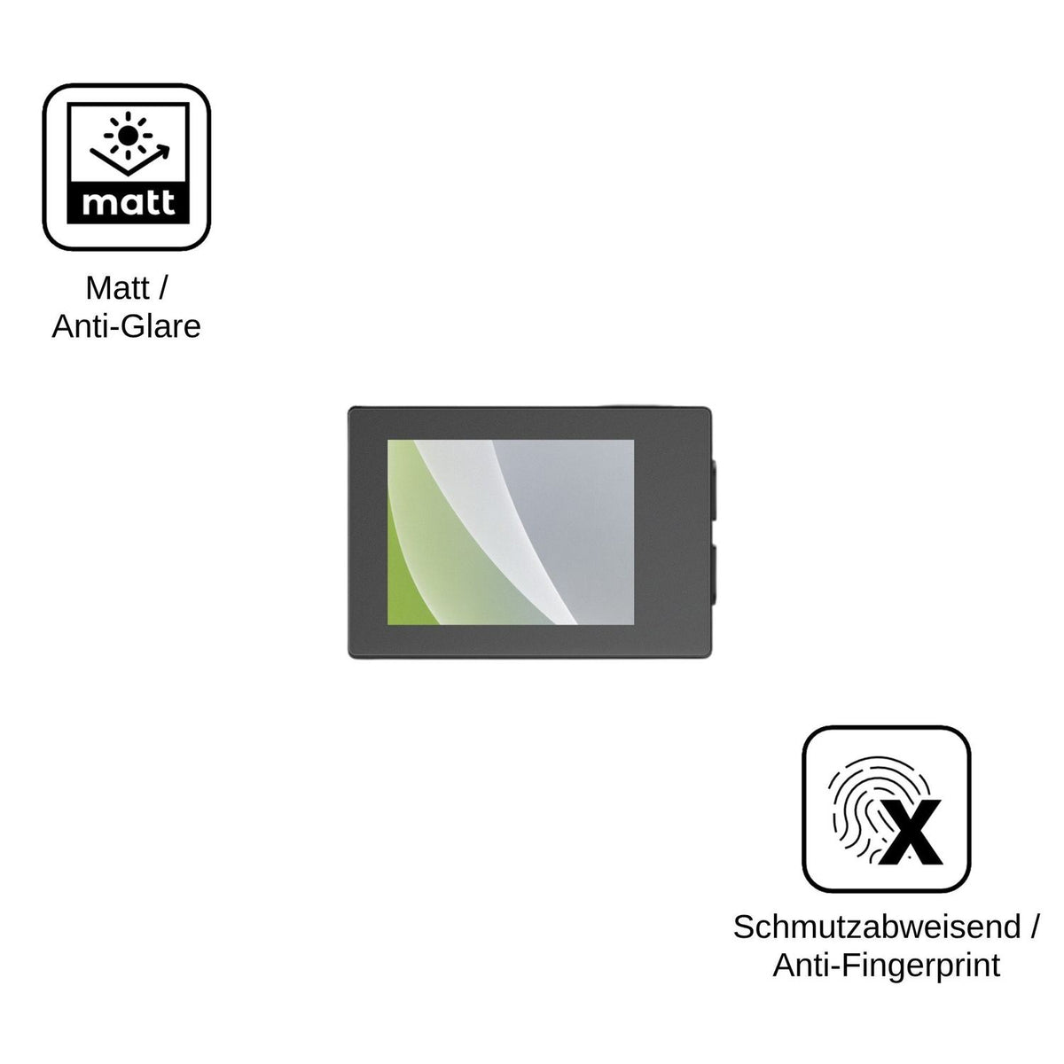 4x Schutzfolie matt für Hiicam sp10 Display-Schutzfolie