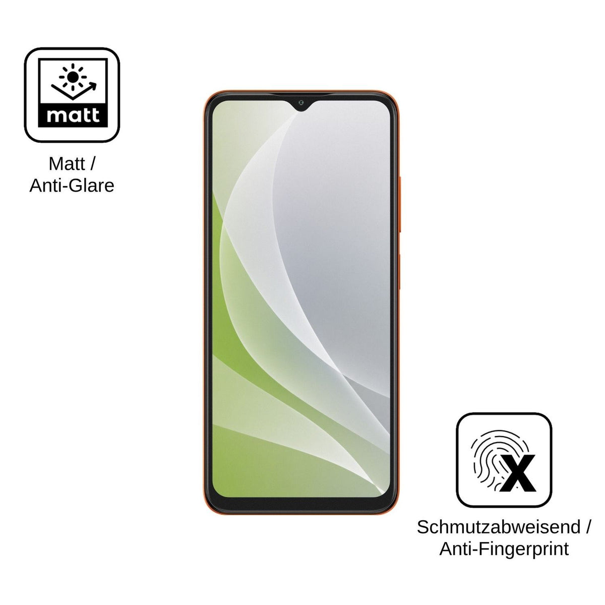 4x Schutzfolie matt für Itel A300C Display-Schutzfolie