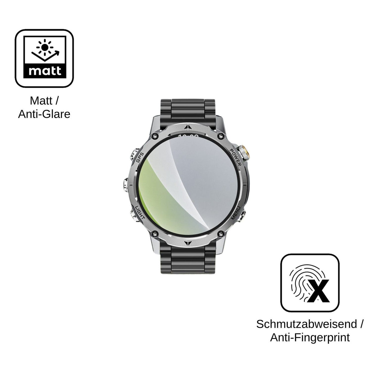 6x Schutzfolie matt für Karchilor AK-102 Display-Schutzfolie