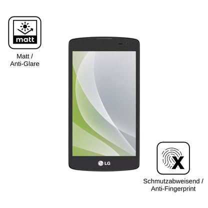 4x Schutzfolie matt für LG Prime Plus H522F Display-Schutzfolie