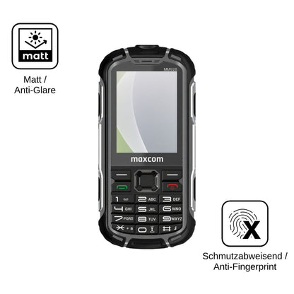 4x Schutzfolie matt für MaxCom MM928 4G Display-Schutzfolie