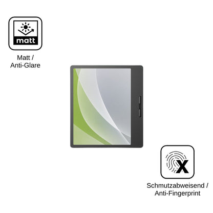 2x Schutzfolie matt für Onyx Boox Leaf 5 Display-Schutzfolie