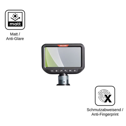 4x Schutzfolie matt für Ralcam Endoscope Camera 5 Display-Schutzfolie