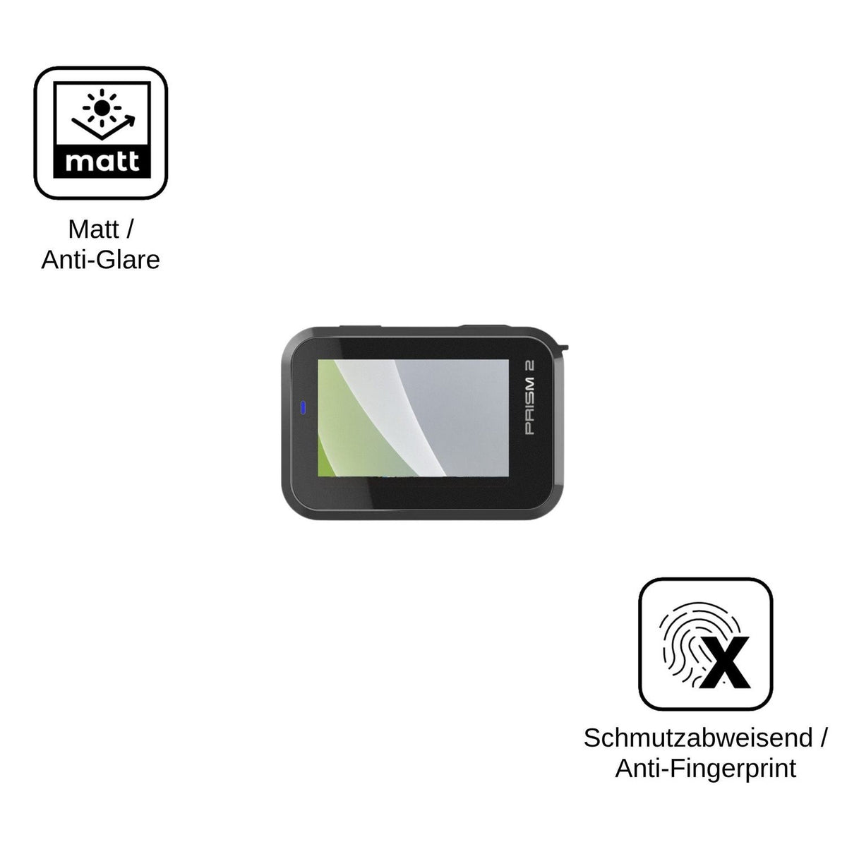 4x Schutzfolie matt für Sena Prism 2 Display-Schutzfolie