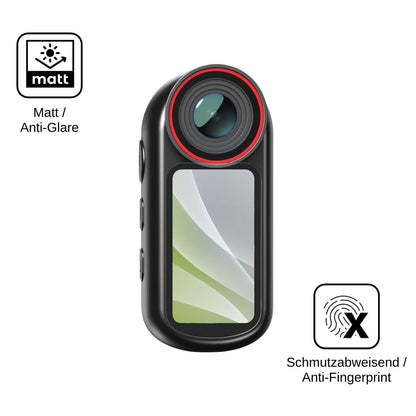 4x Schutzfolie matt für Yonvim Mini Body Cam 4K Display-Schutzfolie