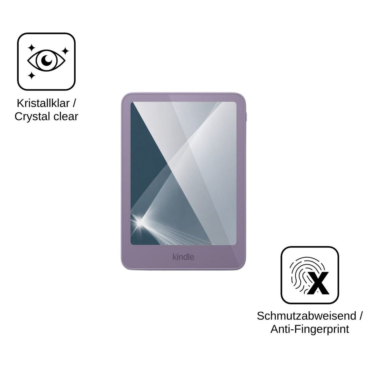2x 9H Schutzfolie für Amazon Kindle 12th Generation Panzerfolie