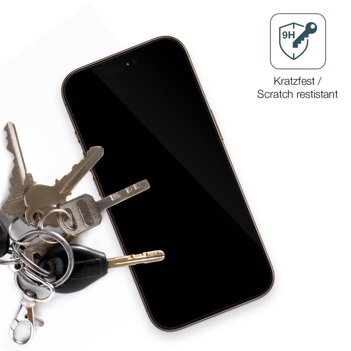 Flexible TPU-Folie passend zugeschnitten für Apple iPhone 16 Pro, vollständige Abdeckung