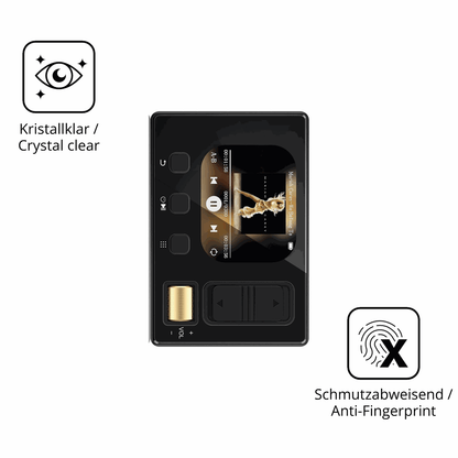 Flexible TPU-Folie passend zugeschnitten für Diofox M6 MP3-Player, vollständige Abdeckung