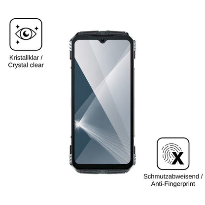 2x 9H Schutzfolie für Doogee S118 Plus Panzerfolie