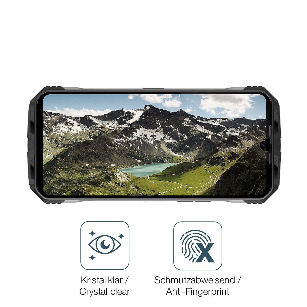 Flexible TPU-Folie passend zugeschnitten für DOOGEE V Max, vollständige Abdeckung