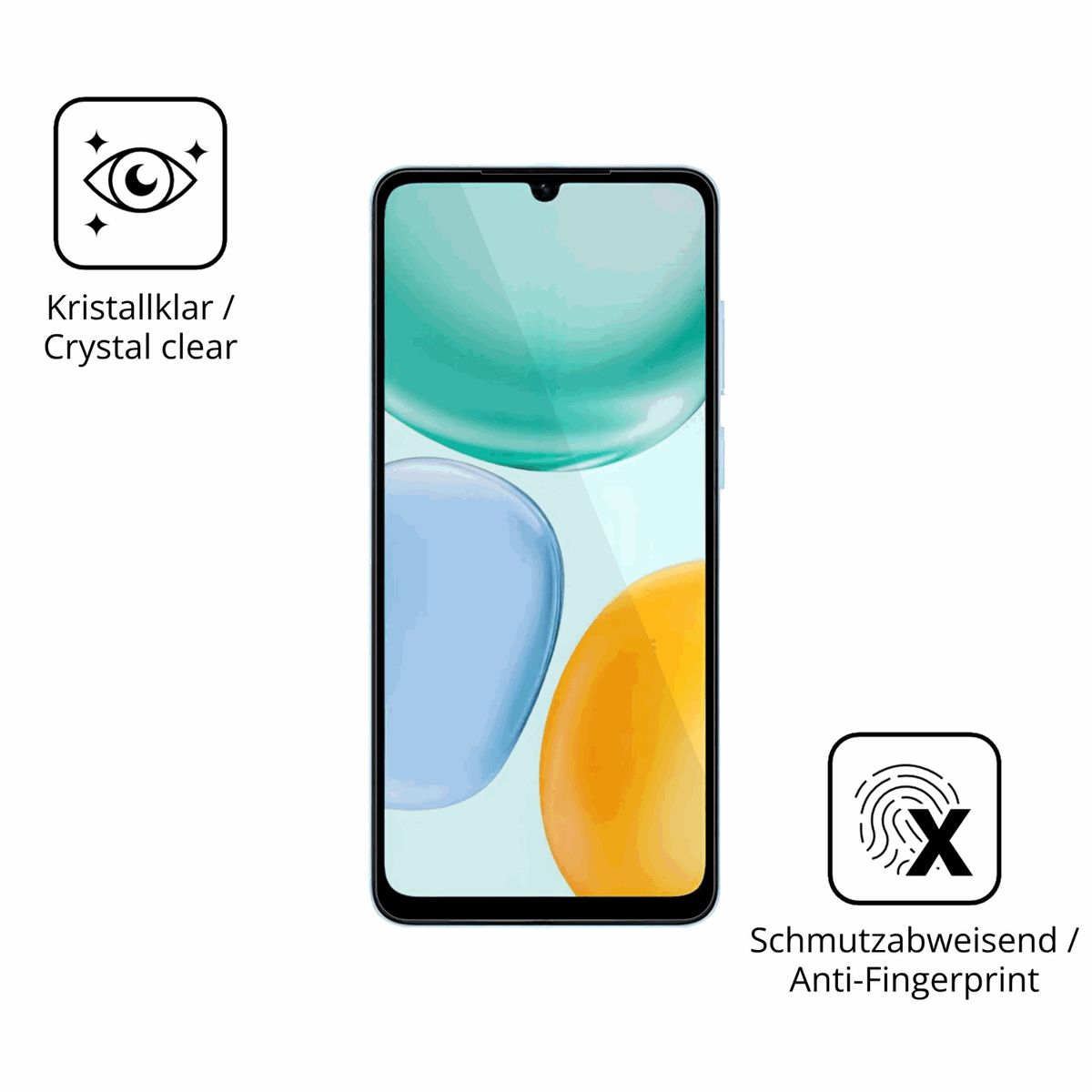 Flexible TPU-Folie passend zugeschnitten für Honor X5d, vollständige Abdeckung