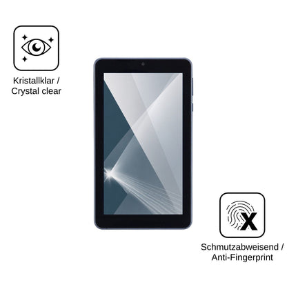 2x 9H Schutzfolie für ONN Surf Tablet 7 Panzerfolie
