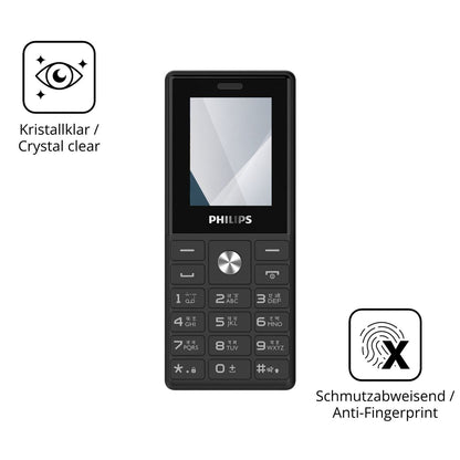 Flexible TPU-Folie passend zugeschnitten für Philips E2112, vollständige Abdeckung