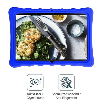 Schutz gegen Kratzer auf dem SaveFamily Evolution Kids Tablet Glas durch Schlüssel oder Ähnliches