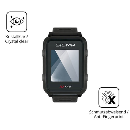 Flexible TPU-Folie passend zugeschnitten für SIGMA iD.TRI, vollständige Abdeckung
