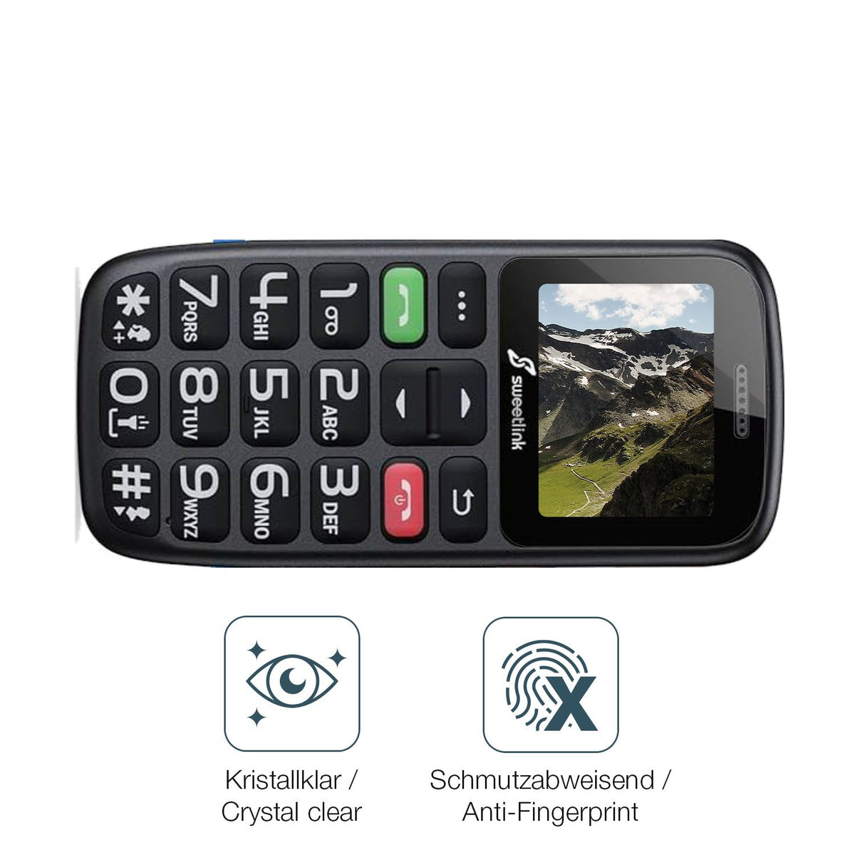 Flexible TPU-Folie passend zugeschnitten für SweetLink S2Plus, vollständige Abdeckung
