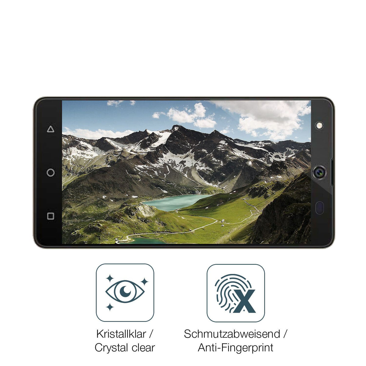 Flexible TPU-Folie passend zugeschnitten für Symphony i10, vollständige Abdeckung