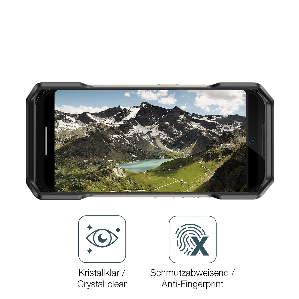 Flexible TPU-Folie passend zugeschnitten für Ulefone Armor 27T, vollständige Abdeckung