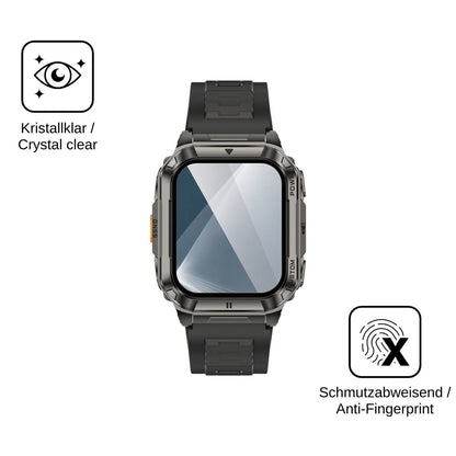 2x 9H Schutzfolie für Ulefone Armor Watch Ultra Panzerfolie