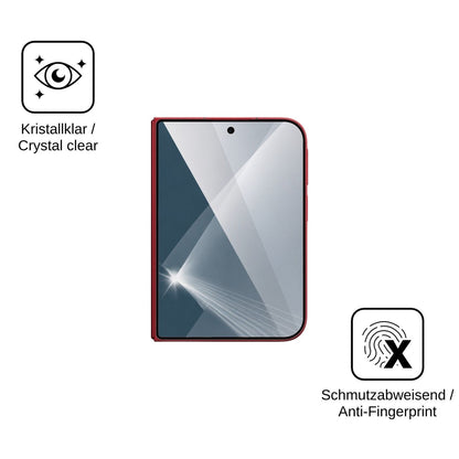 2x 9H Schutzfolie für Xiaomi 18 Fold Aussenseite Panzerfolie