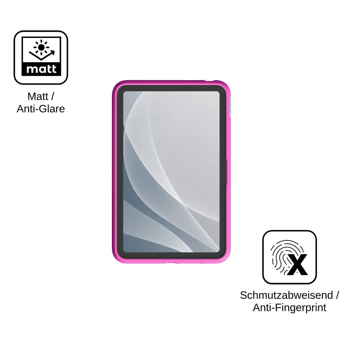 2x 9H Schutzfolie matt für Amazon Kids Tablet 8.7-inch Panzerfolie