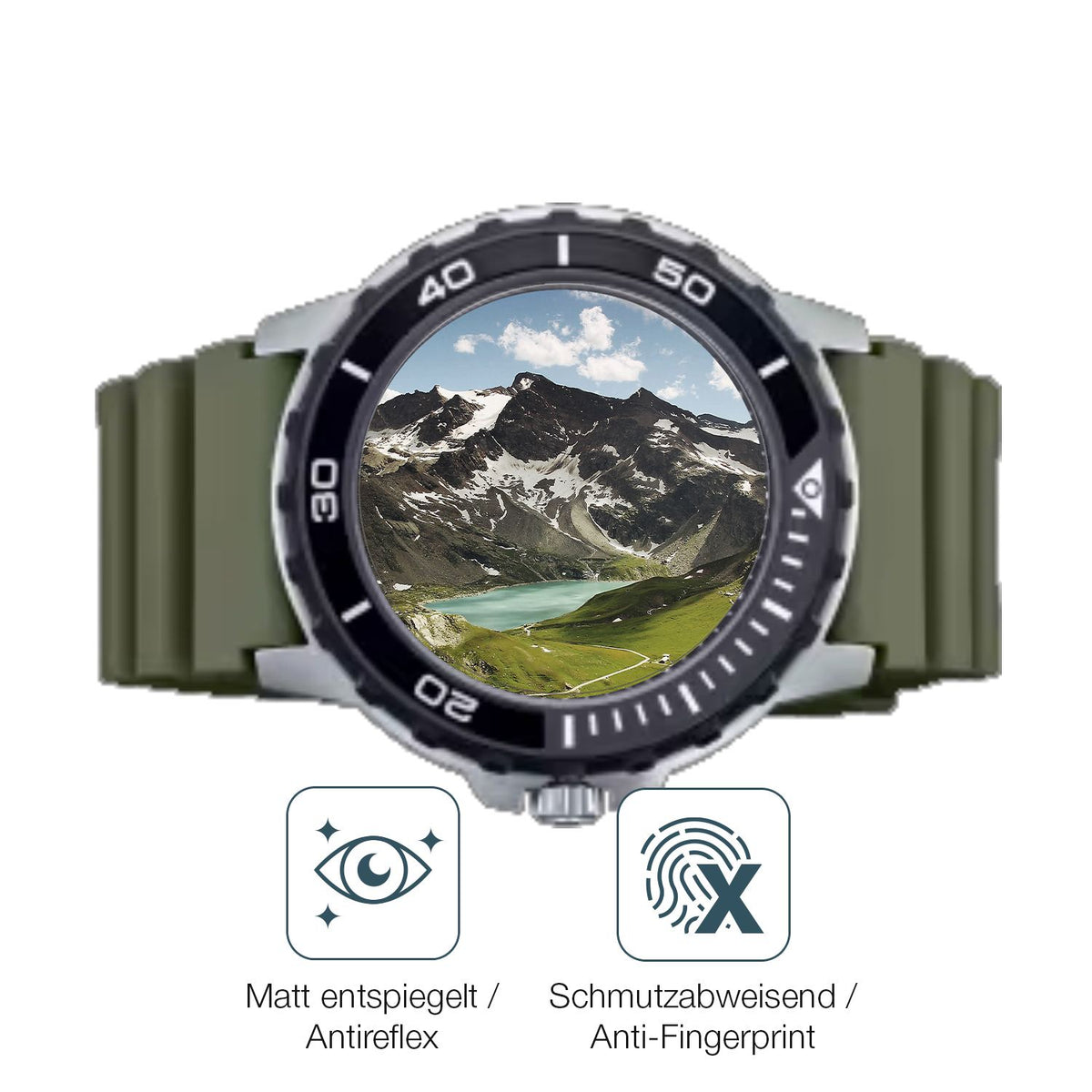 Schutz gegen Kratzer auf dem Casio MTD-125D Glas durch Schlüssel oder Ähnliches