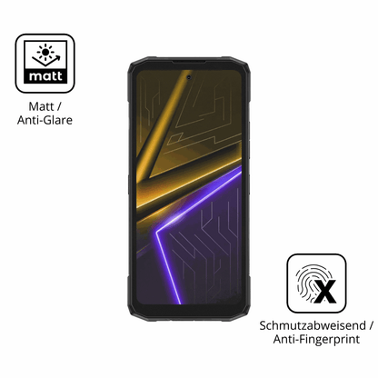 9H Hartbeschichtete, flexible Folie passend zugeschnitten für Doogee Blade 20 Max