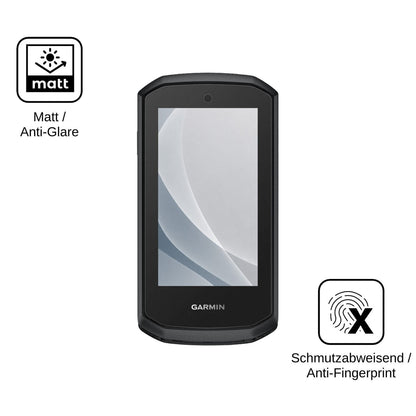 2x 9H Schutzfolie matt für Garmin Edge Explore 3 Plus Panzerfolie