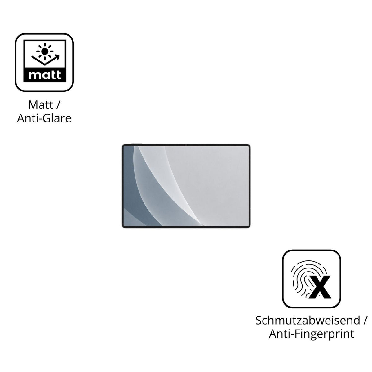 9H Hartbeschichtete, flexible Folie passend zugeschnitten für Honor MagicPad 4