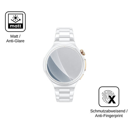 2x 9H Schutzfolie matt für Huawei Watch 6 Pro Panzerfolie