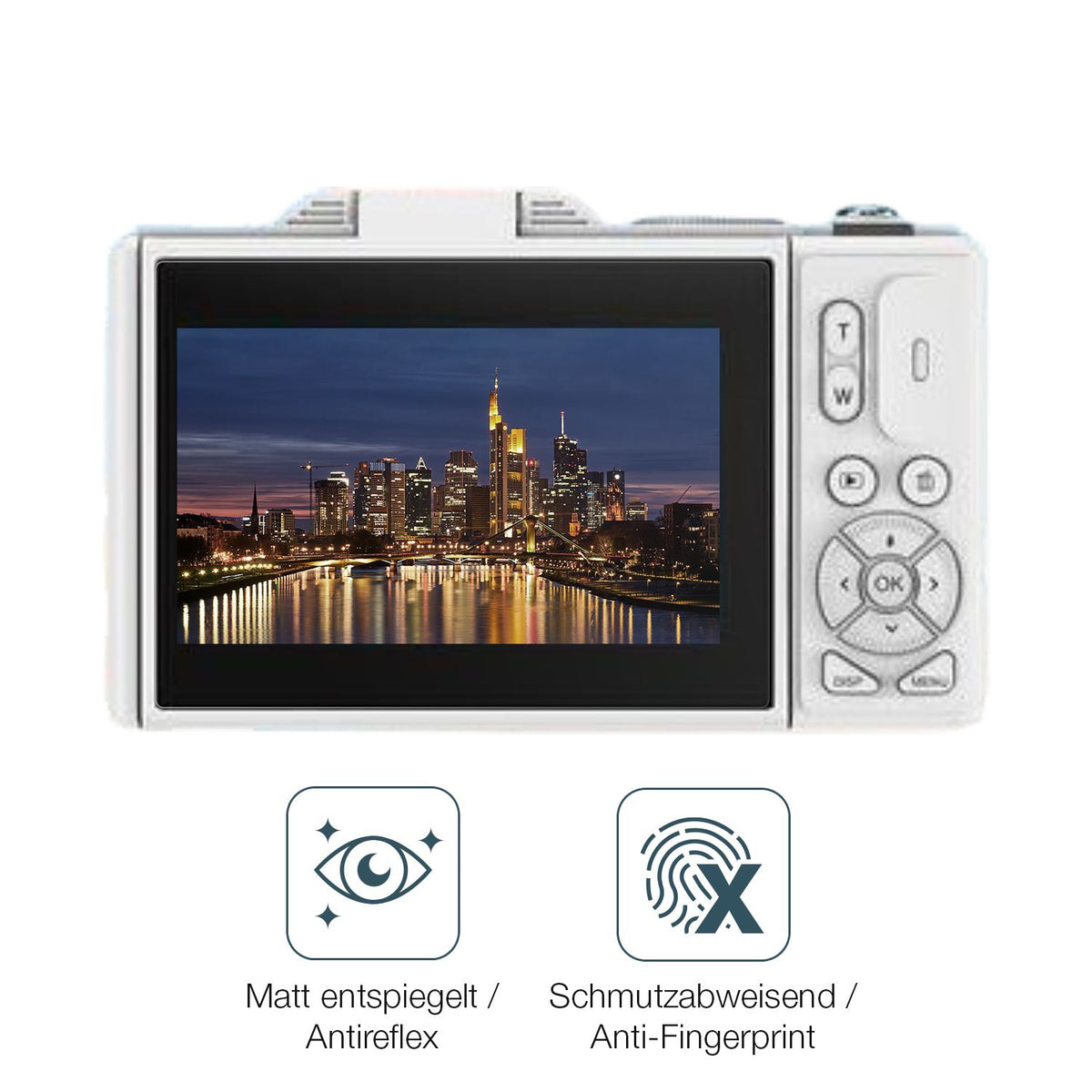 Schutz gegen Kratzer auf dem Longyi Digitalkamera Glas durch Schlüssel oder Ähnliches