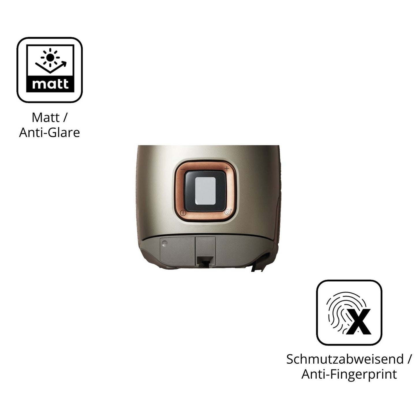 9H Hartbeschichtete, flexible Folie passend zugeschnitten für Miele Guard L1 Comfort