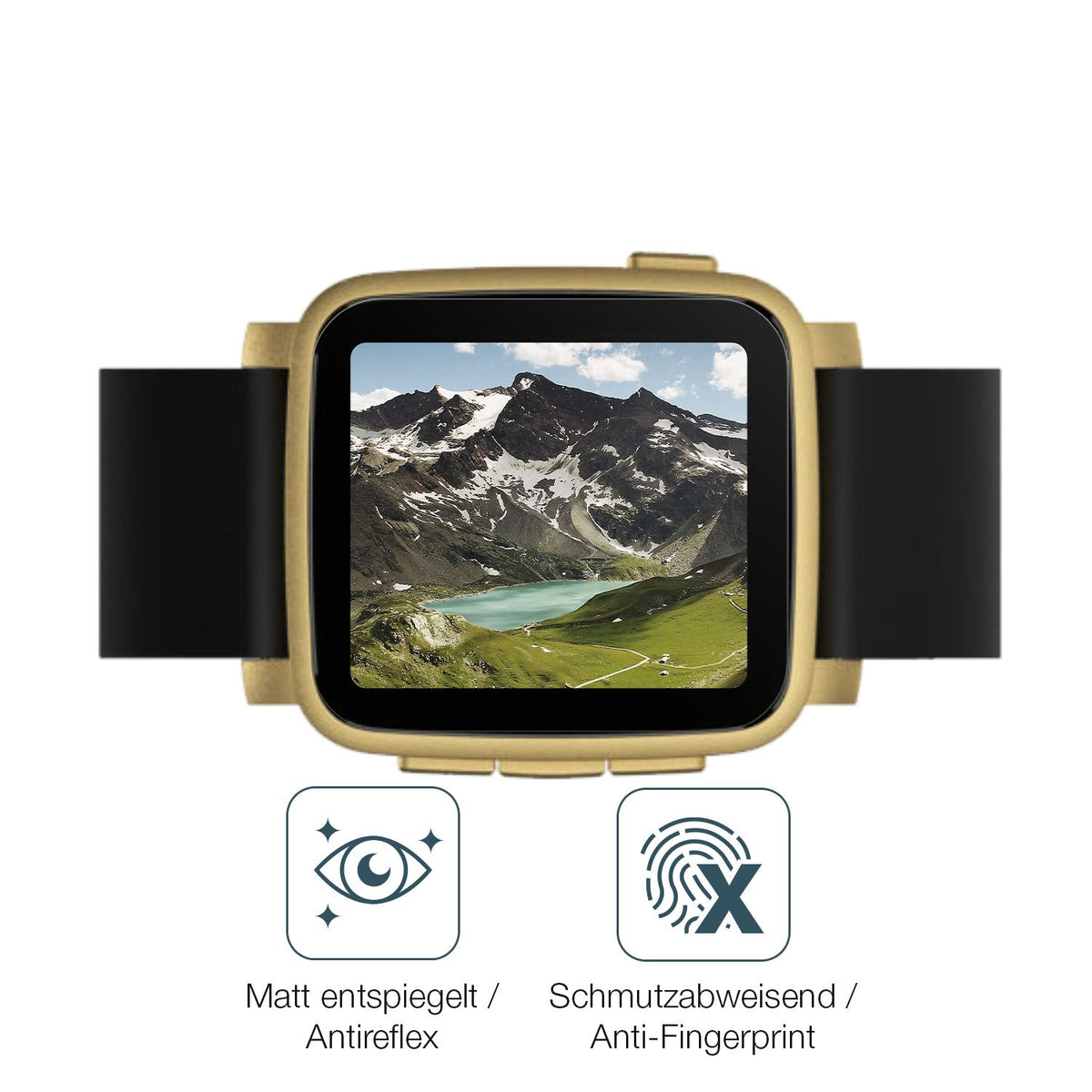 Schutz gegen Kratzer auf dem Pebble Time 2 Glas durch Schlüssel oder Ähnliches