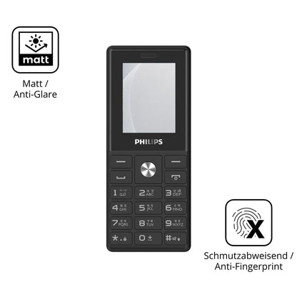 9H Hartbeschichtete, flexible Folie passend zugeschnitten für Philips E2112