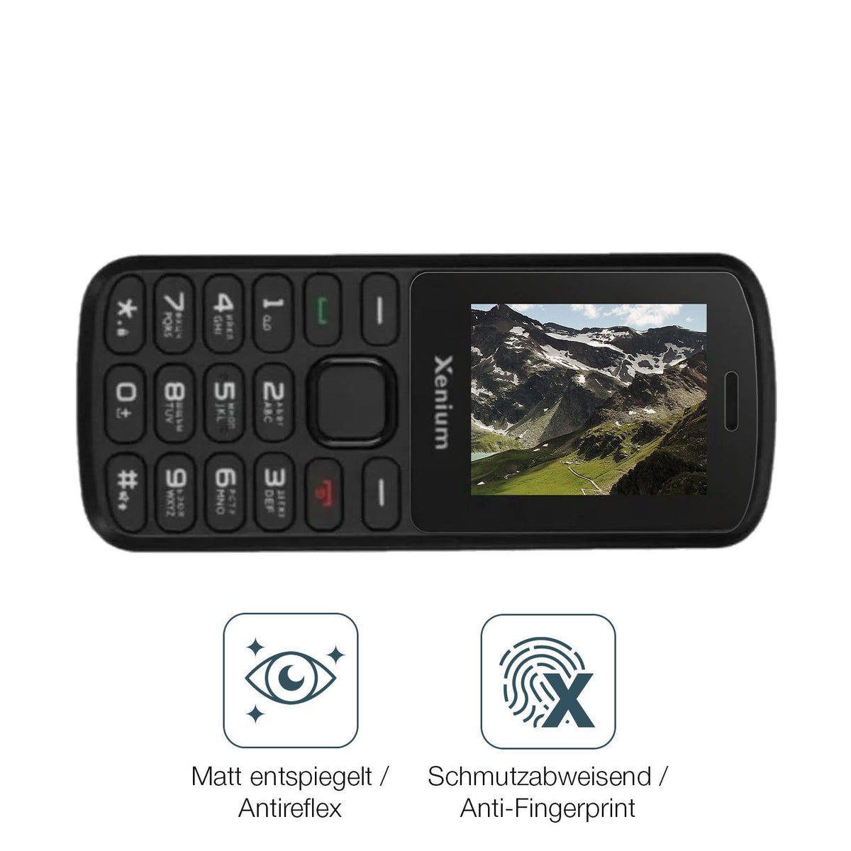 Schutz gegen Kratzer auf dem Philips Xenium X170 Glas durch Schlüssel oder Ähnliches