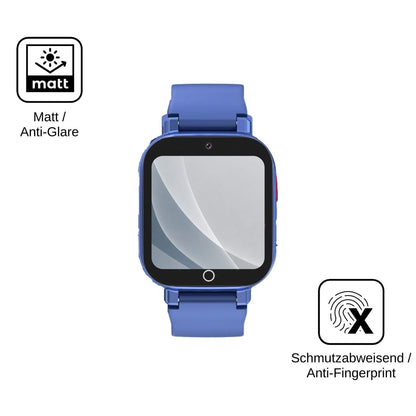 2x 9H Schutzfolie matt für Transformers Smartwatch Kinder 4G Panzerfolie
