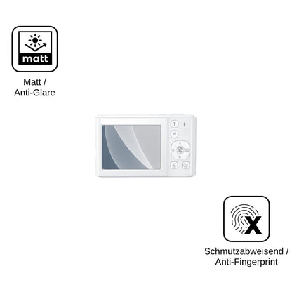 2x 9H Schutzfolie matt für Zostuic Digitalkamera 8K 96MP Panzerfolie