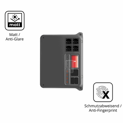 9H Hartbeschichtete, flexible Folie passend zugeschnitten für DJI Power 2000