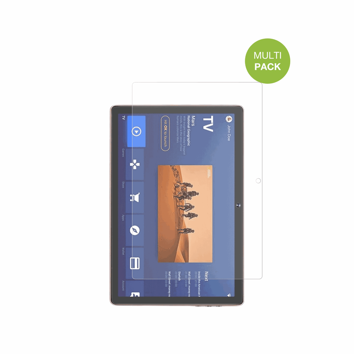 DmoaoD3 10 Zoll mit aufgebrachter dipos Displayschutzfolie, die lästige Fingerabdrücke minimiert